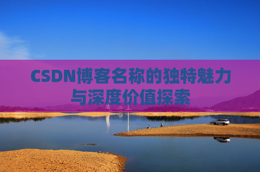 CSDN博客名称的独特魅力与深度价值探索